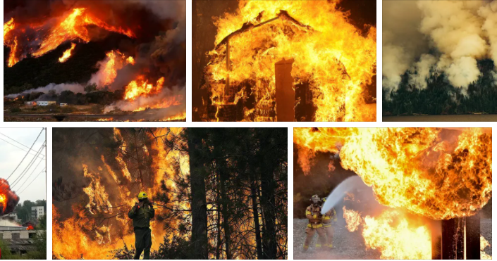 Скриншот автора. Какие бывают пожары. 