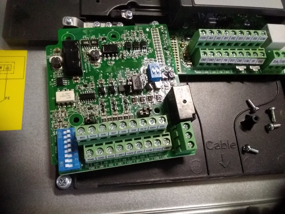 плата расширения частотного преобразователя INOVANCE