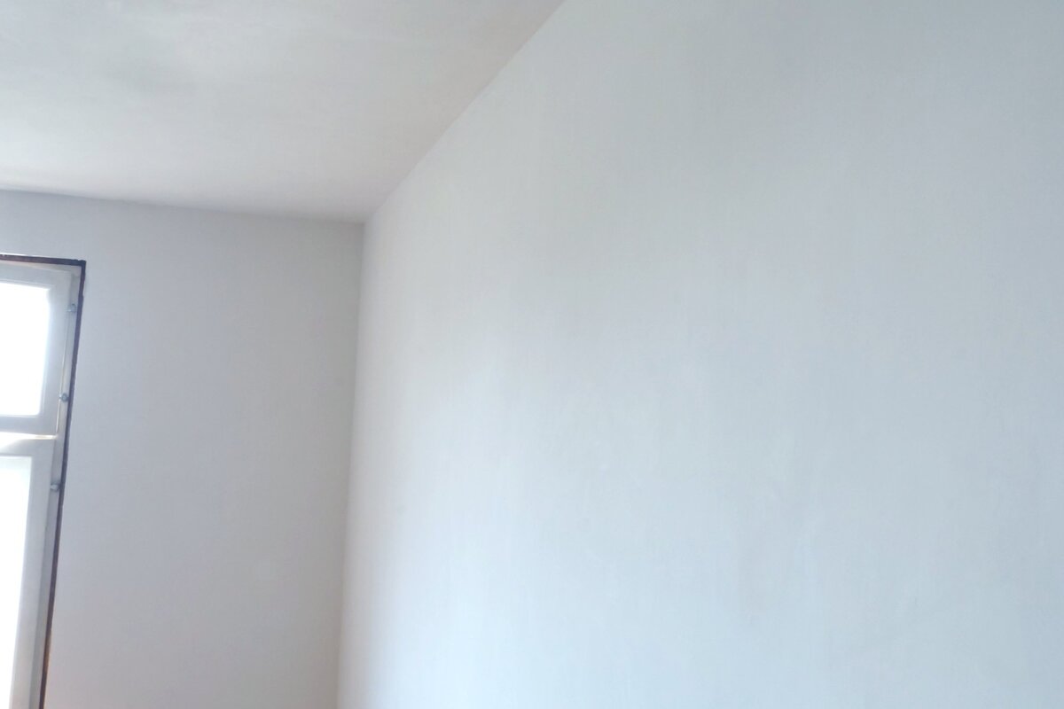 Комната после шлифования. Работа автора