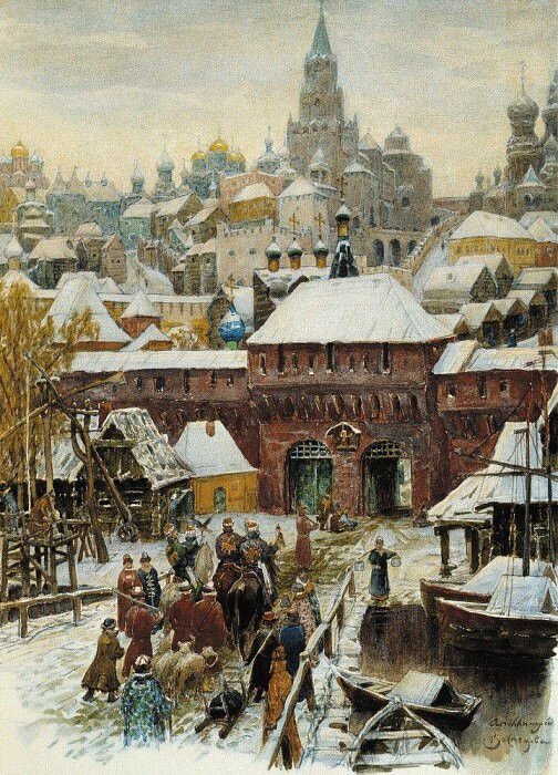 Аполлинарий Васнецов – Москва. Конец XVII века. 1902