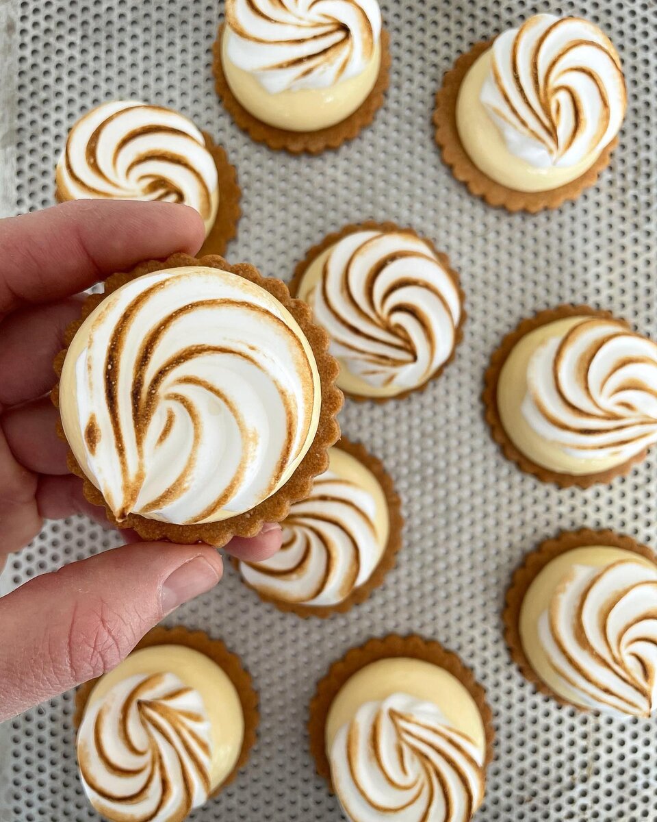Tartelette au citron de Jérémie Runel.© Jérémie Runel.