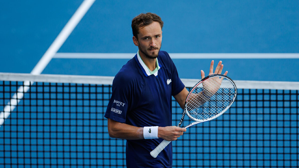 Даниил Медведев на турнире в Майами в 2022 году