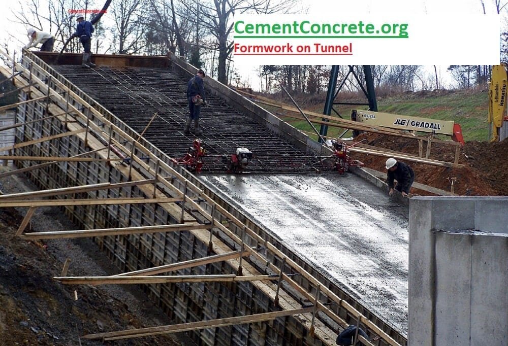 Рис. Комплексная система опалубки ( опалубки) в строительстве тоннелей.