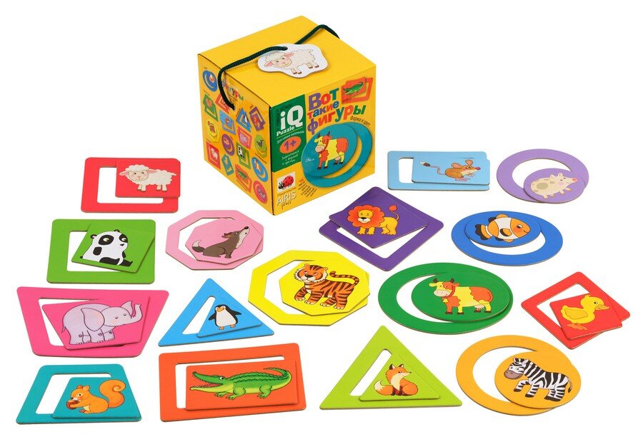 Для самых маленьких. 1+ Вот такие фигуры. Вкладыши.