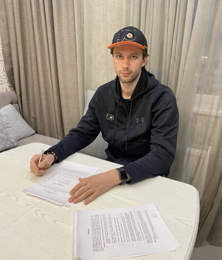 Иван Федотов вратарь "Филадельфии"