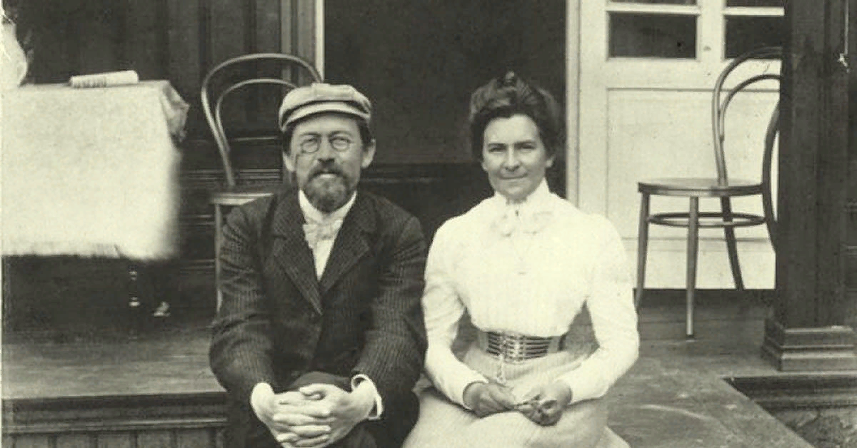 А.П. Чехов с женой