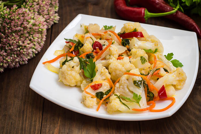 Цветная капуста по-корейски