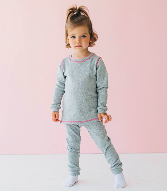    Термобелье серое с розовой строчкой, «Флисовичок», 1599 р.