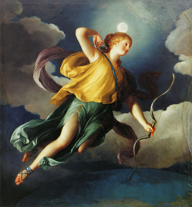 Diana as Personification of the Night by Anton Raphael Mengs