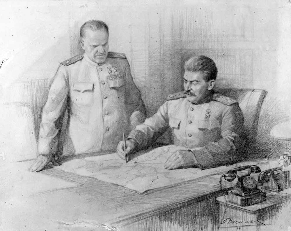 Жуков и Сталин 
