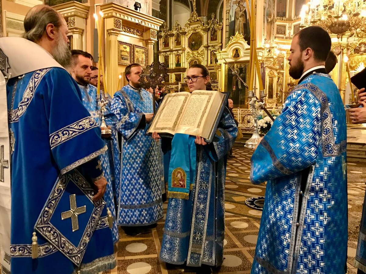 3 ноября. Архиерейское служение всенощного бдения в Преображенском храме  города Иваново | Ивановская митрополия | Дзен