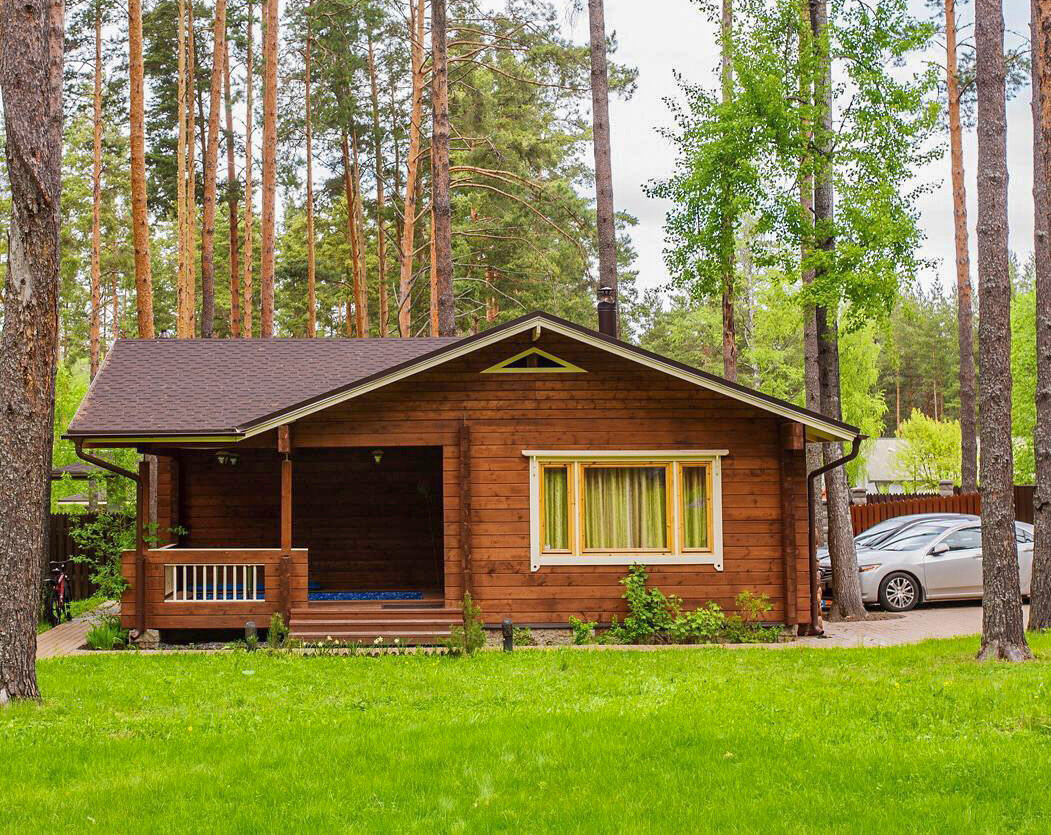 Фотография бани. Отдельная терраса со входом в котельную 