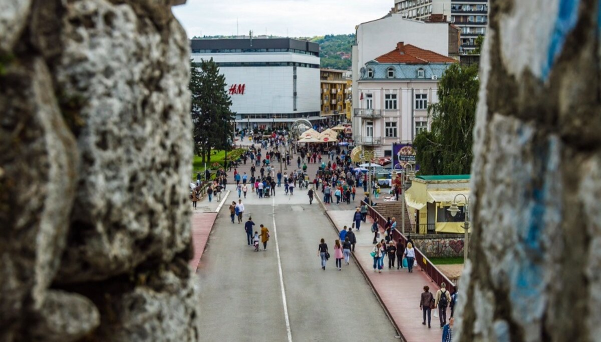 Вид на город с крепости