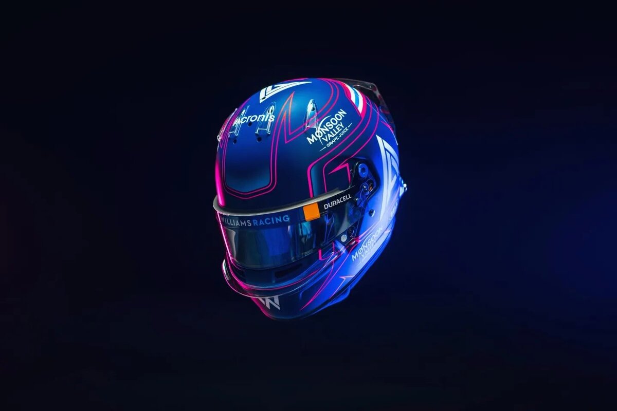    Шлем Алекса Албона на сезон-2023Фото: Williams Racing