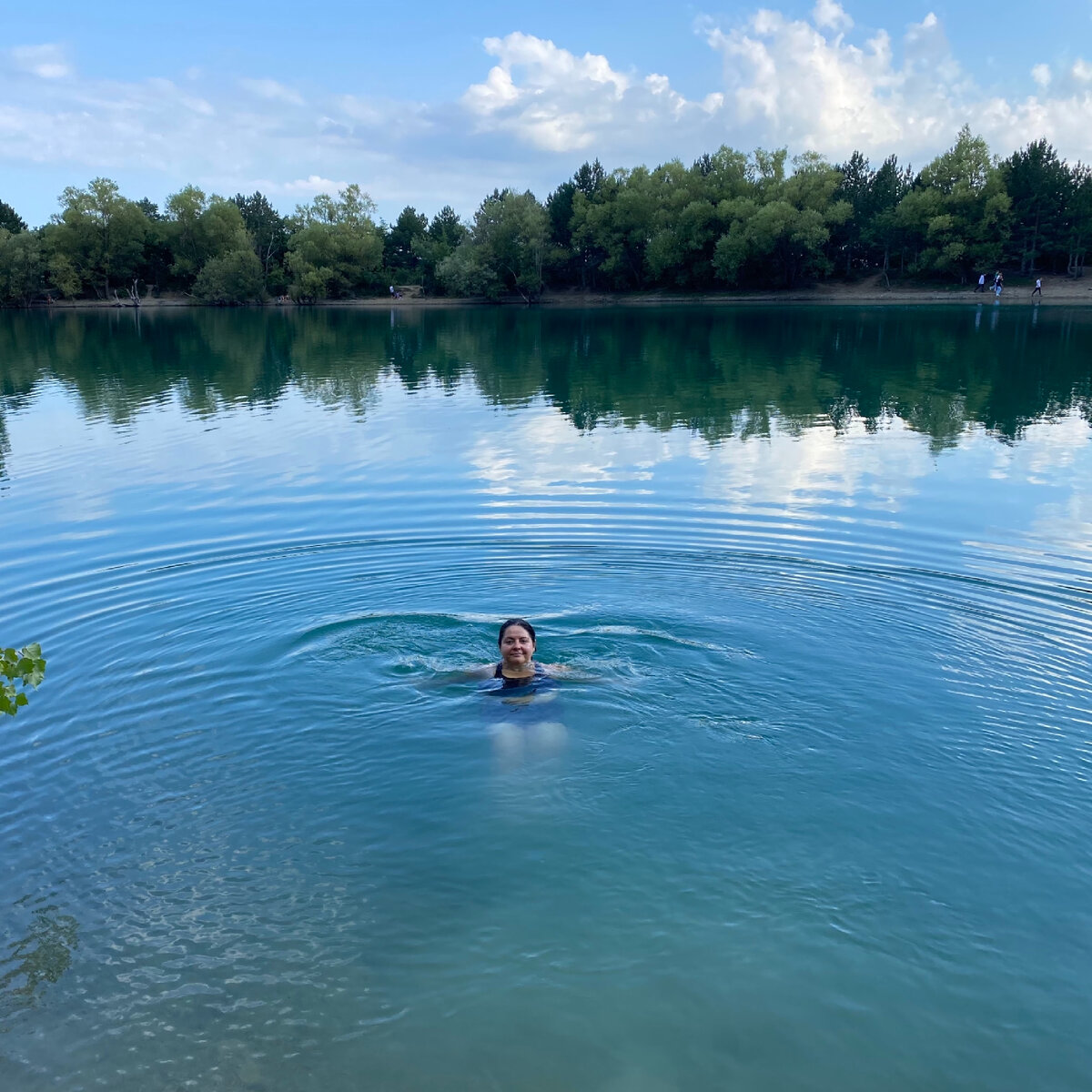 Озеро Юбилейное Крым село Запрудное