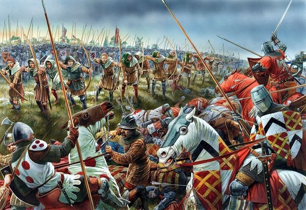 Валлийские партизаны против английской конницы