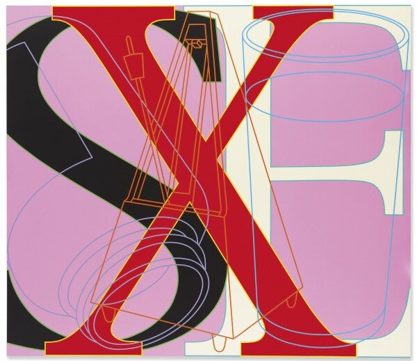 Michael Craig-Martin. Untitled (SEX), 2007, эстимейт 40-60 тыс. евро.