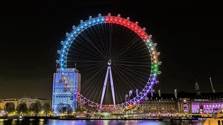 Достопримечательность Лондона – колесо обозрения «Лондонский глаз»