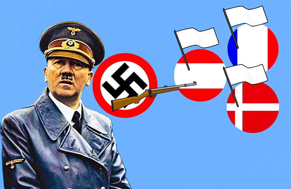 Какие страны сдались Гитлеру? | ИСТОРИЯ КРАТКО | Дзен