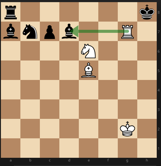 Рисунок 1. Ход белых