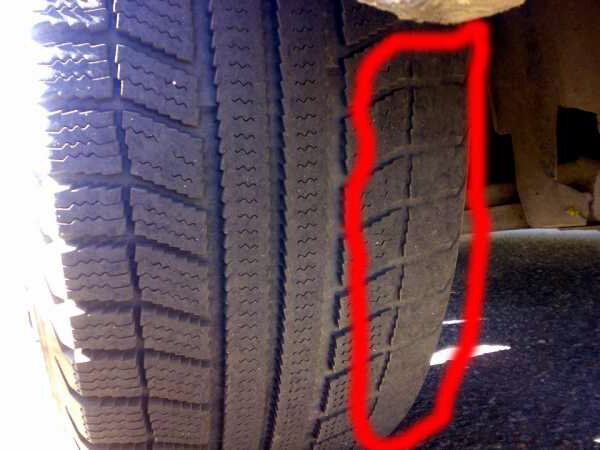 Жрет заднее колесо