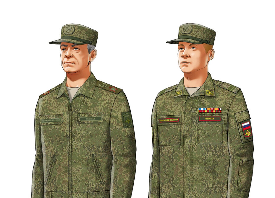 Нашивки на форму военнослужащих расположение фото