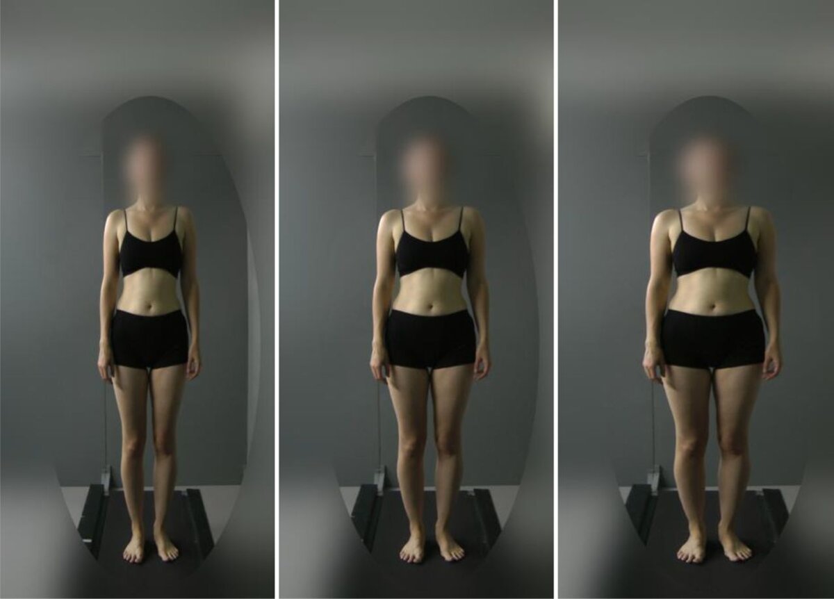 Вот такие изображения показывали участницам эксперимента. 