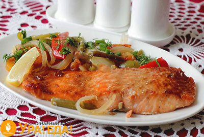 Запечённая рыба с картошкой в духовке в фольге рецепт с фото