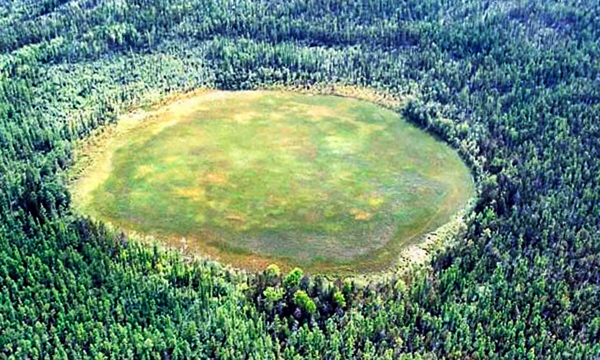 Вероятное место падения Тунгусского метеорита, фото: vesveter.ru