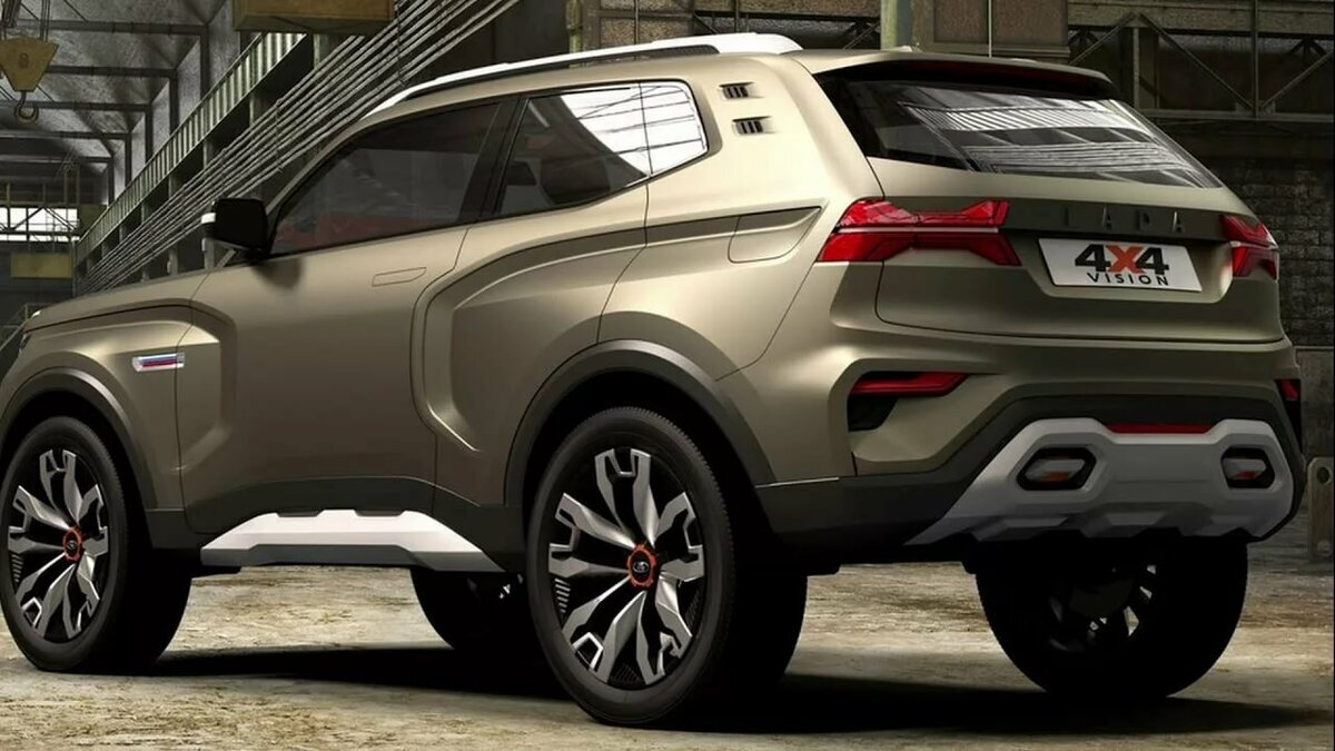 Внедорожник LADA Niva 2023-2025 нового поколения представлен на фотоснимках
