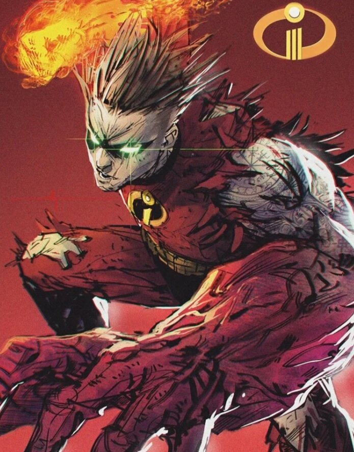 Джек-Джек, огонь, звериный сила и лазер из глаз