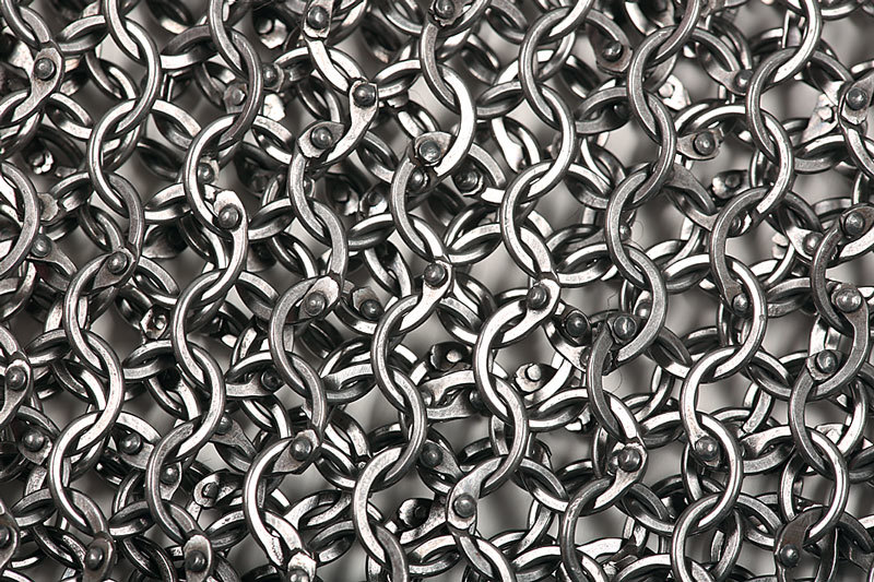 Полотно "нормальной" кольчуги. Источник: popmech.ru