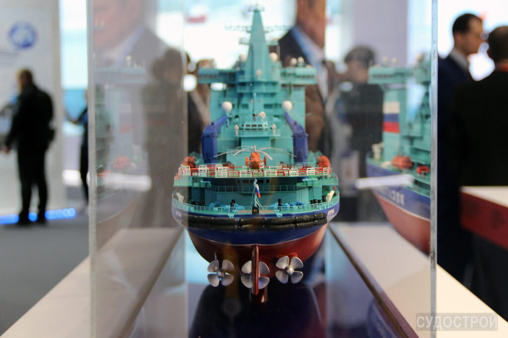 Пропульсивный комплекс ледокола проекта 22220 / Фото: Судострой