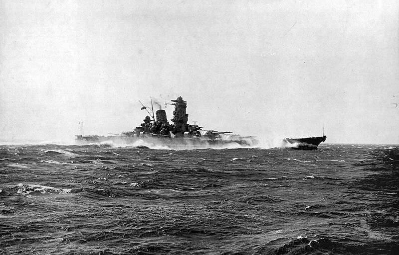 «Ямато» на испытаниях