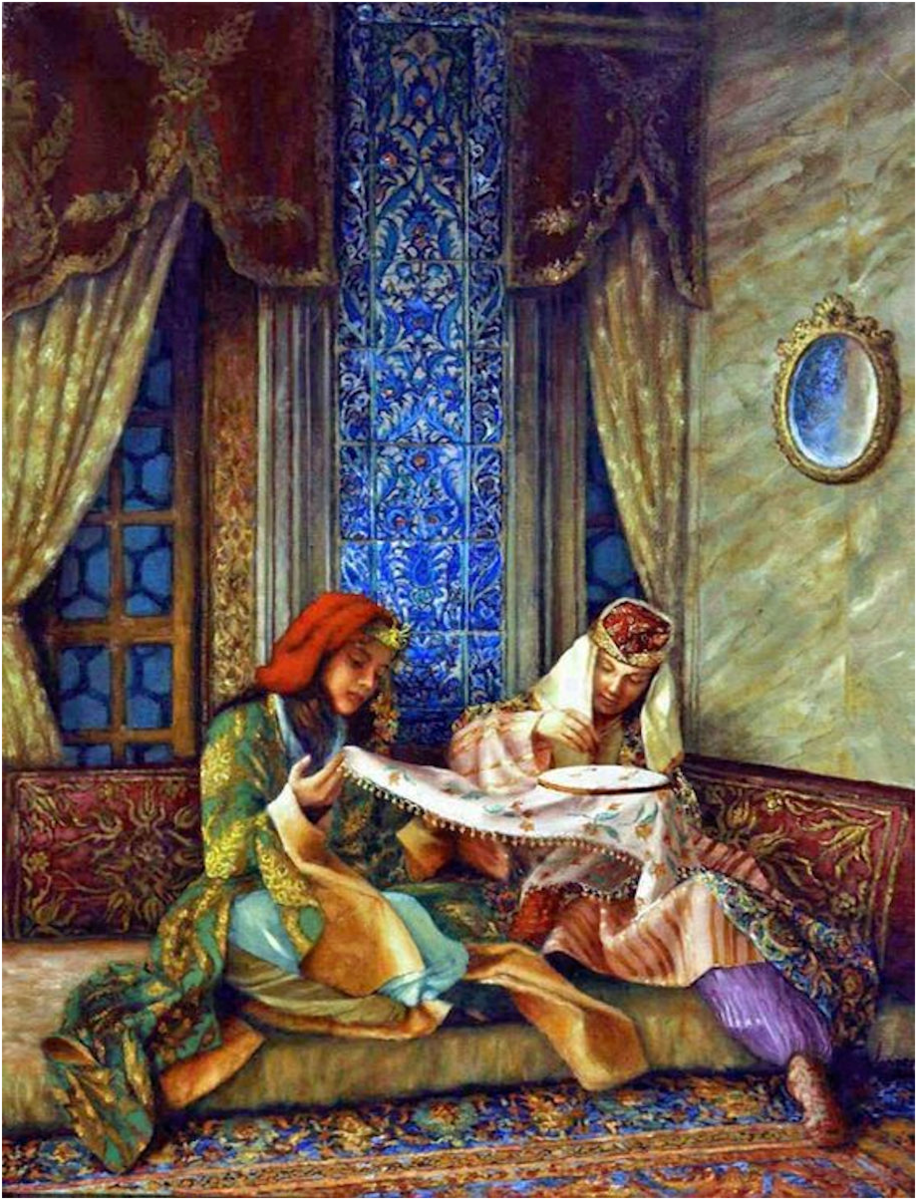 Как жил гарем. Османская Империя гарем Султана Сулеймана. Султанский гарем Османская Империя. Картины гарема Султана Сулеймана. Евнух султанского гарема.