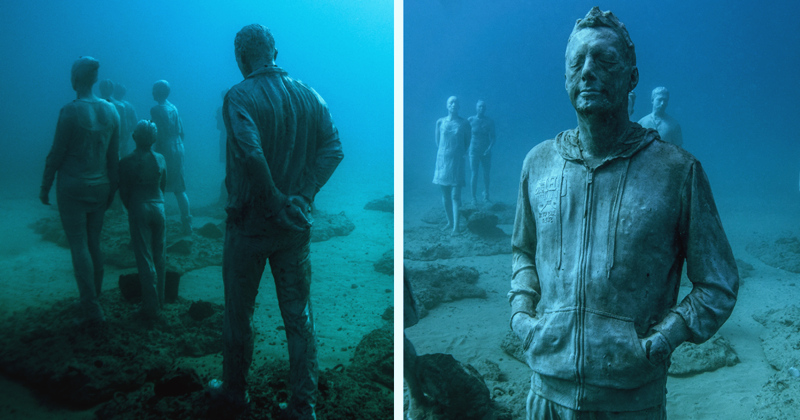 Чтобы попасть в этот музей, придется нырнуть с аквалангом на глубину 12 метров 