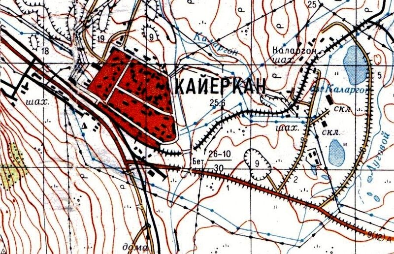 Кадастровая карта кайеркан