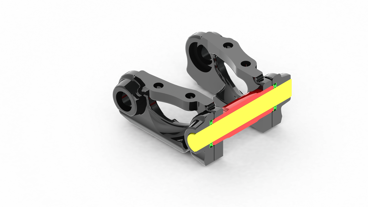 Закрытый шарнир с консистентной смазкой 