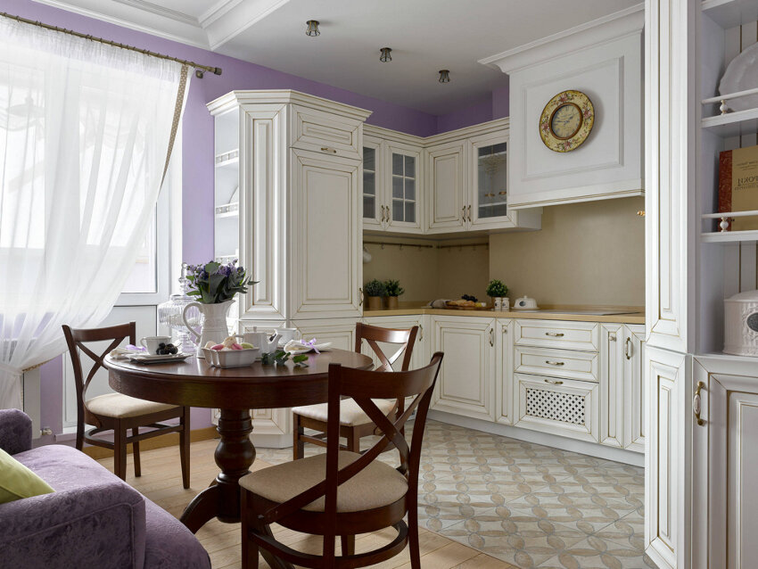 Как правильно выбрать комбинированные шторы на кухню с балконом