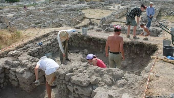 Раскопки на территории Херсонеса. Фото: chersonesos-sev.ru