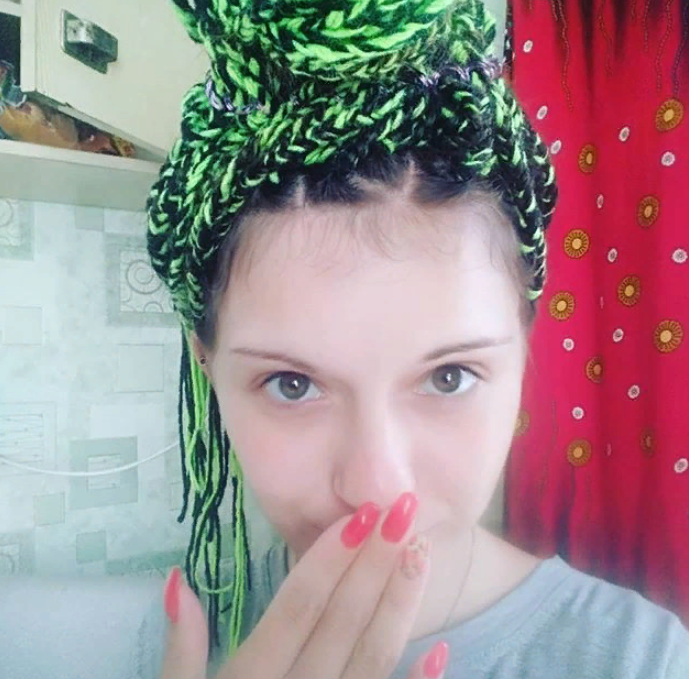 Косы из ниток, никому не советую ))) 