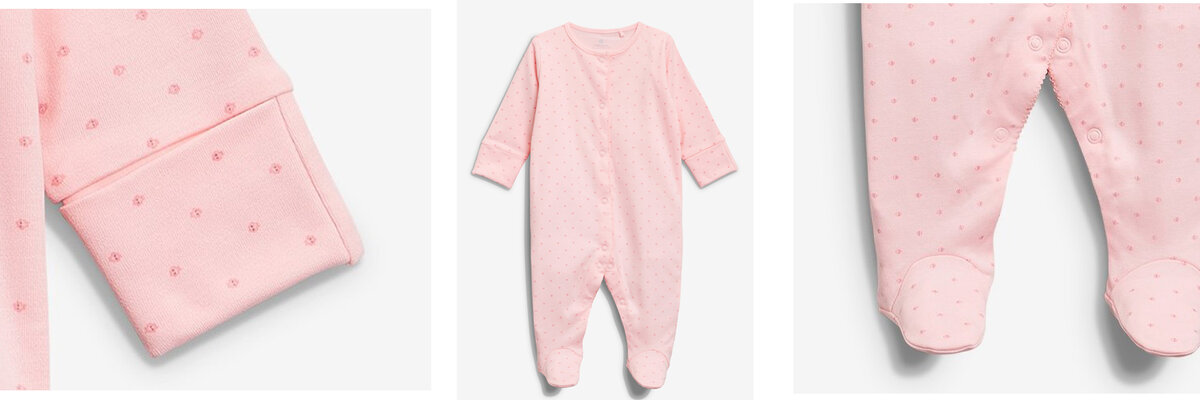 Самая практичная одежда, пока малыш не начал активно ползать и вставать. 