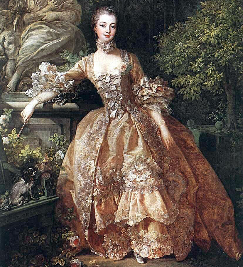 Madame de Pompadour. Дамы 18 века. Картина, стиль, мода. Помпадур в образе Дианы.