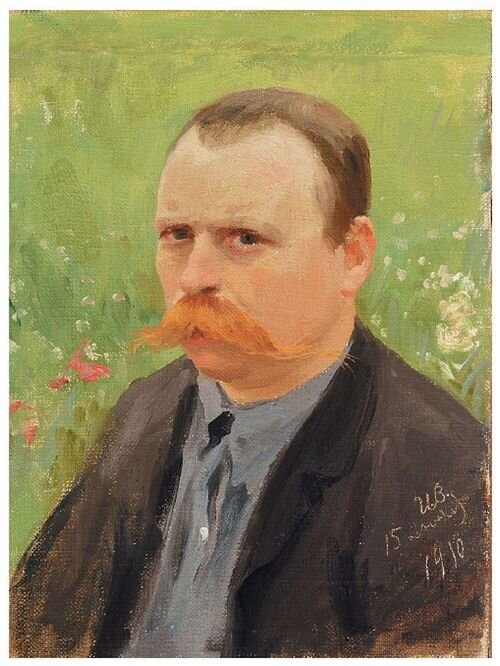Иван Владимиров. Автопортрет. 1910.