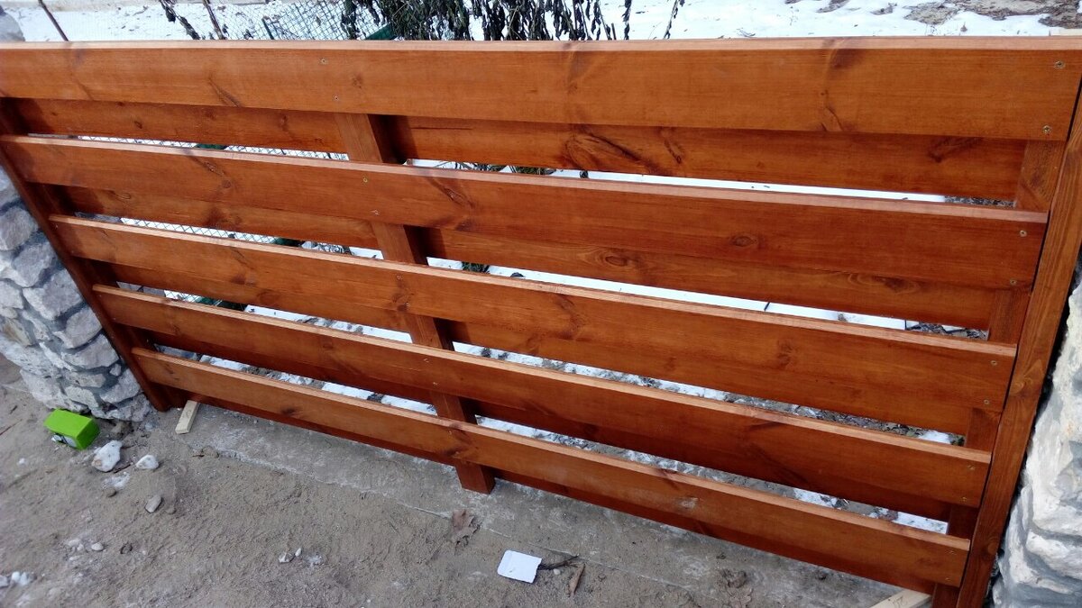 забор из дерева в Самаре