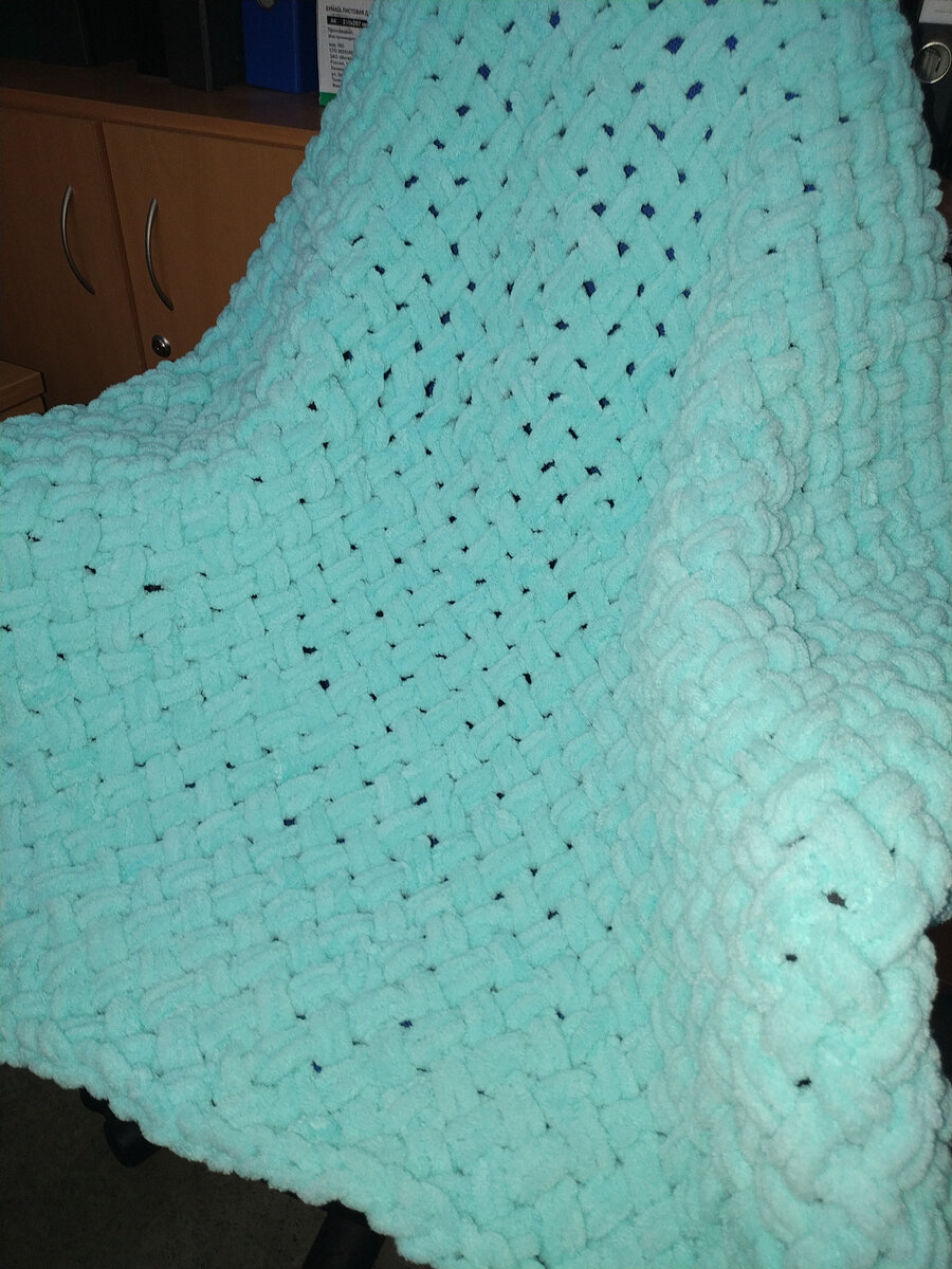 Плед в развернутом виде