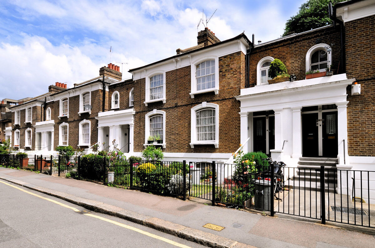 Типичные британские домики