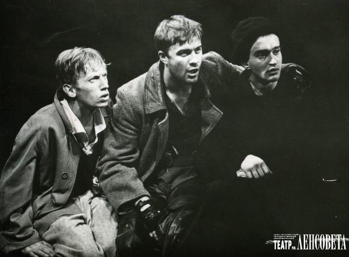 Эстрагон- К. Хабенский, Поццо- М. Пореченков, Владимир- М. Трухин