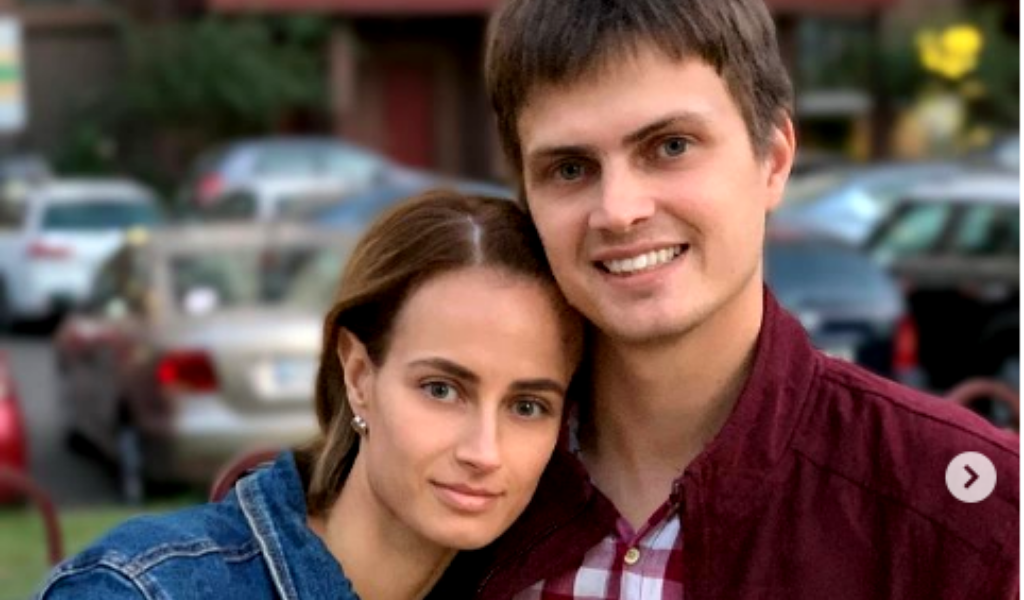 Алена Коломина с братом Александром