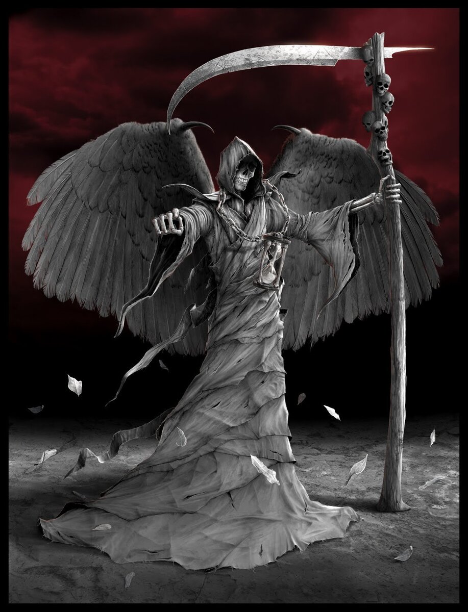 Азраил ангел смерти статуя